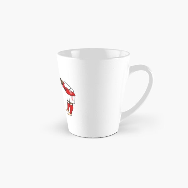 Aubameyang and Lacazette celebrate winning the FA Cup Tall Mug