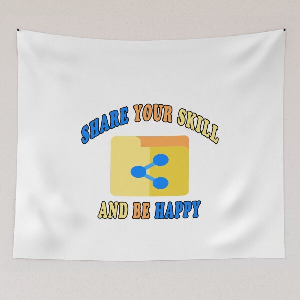 Item preview, Share Your Skill And Be Happy designed and sold by majeed10.