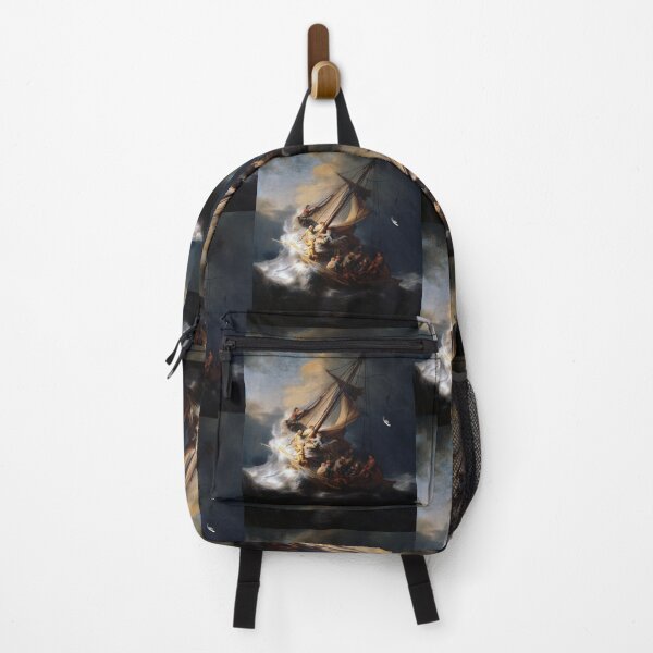 Item preview, Subtly Ruined Christ in the Storm on the Lake of Galilee- Surfer designed and sold by weavernap.