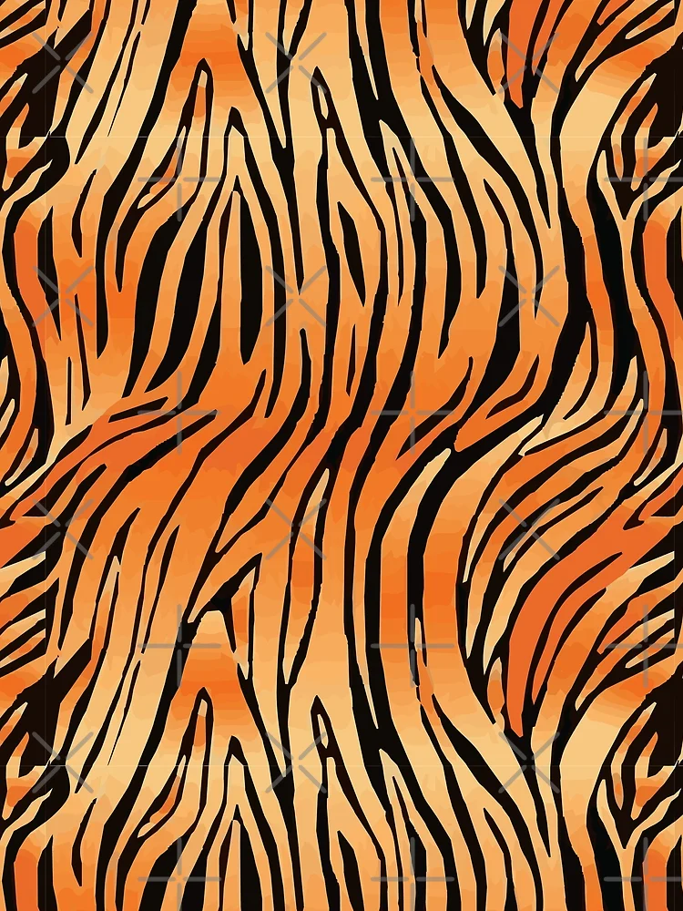 Thumbnail 3 of 3, Scarf, tiger skin pattern designed and sold by RayanDesigns.