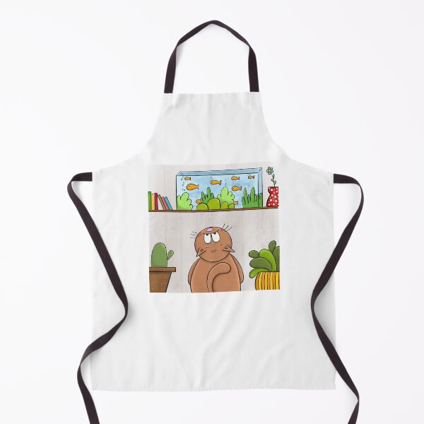 Item preview, Cat and aquarium designed and sold by KateCrafts.