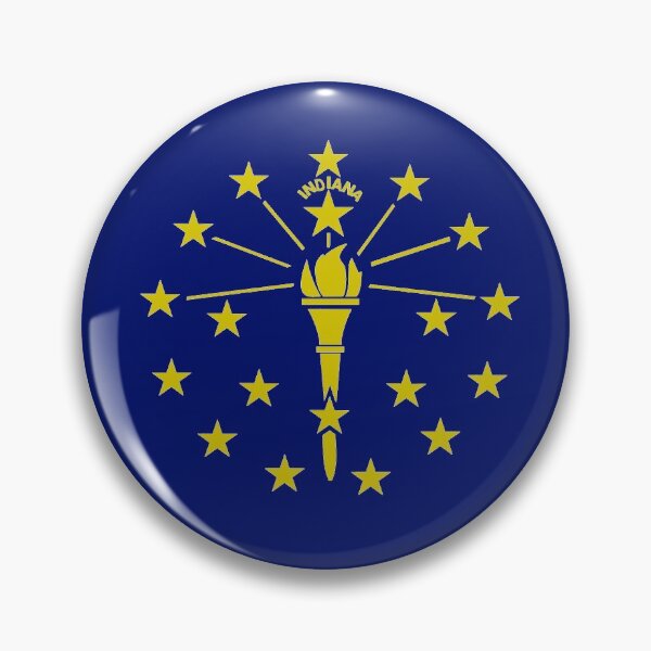 Item preview, Indiana flag designed and sold by Pegasus00.