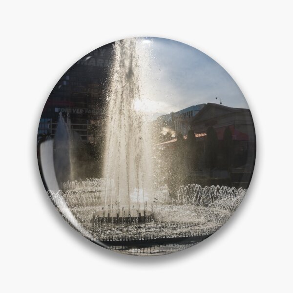 Item preview, Platinum and Diamonds - Brilliantly Sunlit Las Vegas Fountain designed and sold by Georgia Mizuleva.