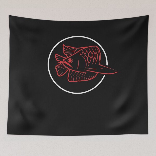 Item preview, Arowana Retro Art Fish Design for Gift designed and sold by miguelaud.