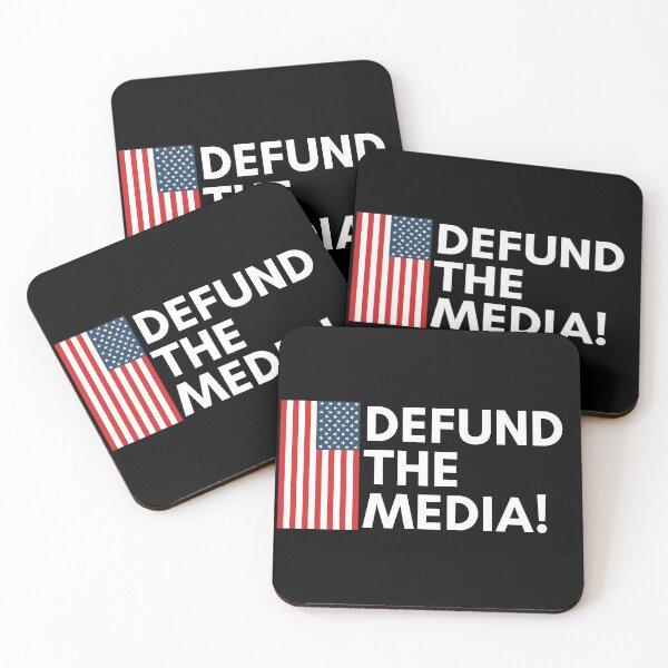 Item preview, Defund the media designed and sold by Zaibo.