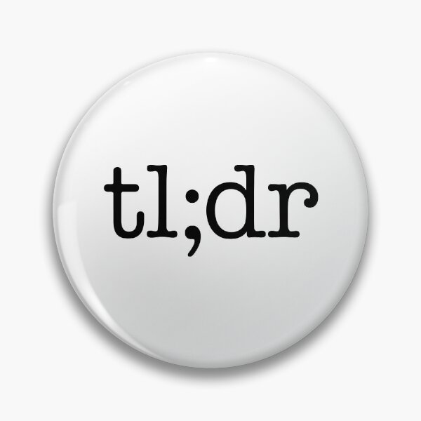 Item preview, tl;dr Too Long Didn't Read designed and sold by maniacfitness.