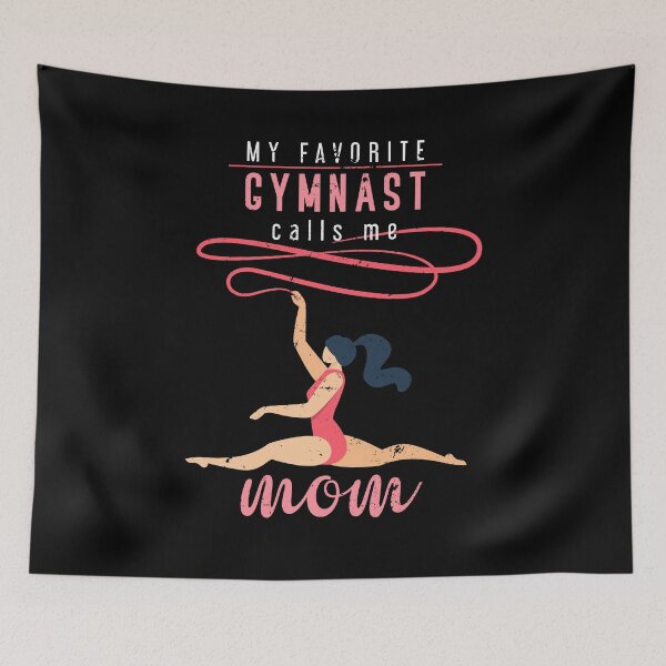 Item preview, Gymnast mom doing gymnastics designed and sold by bestshirtdesign.