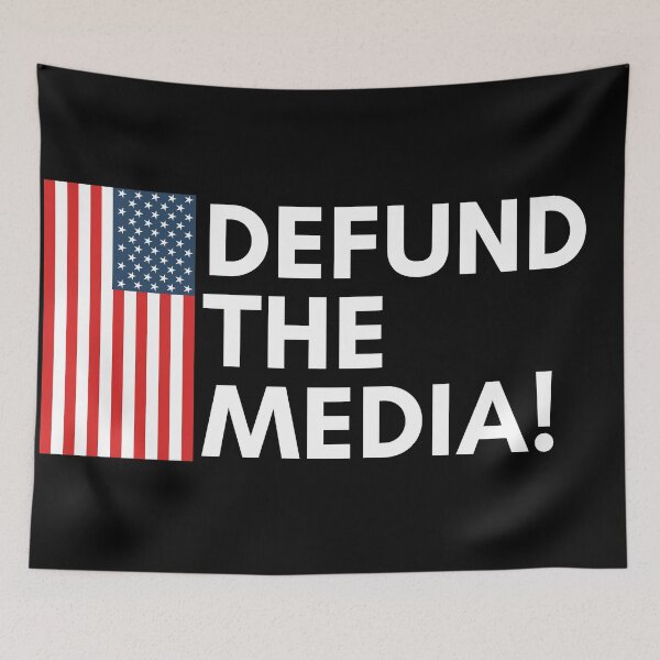 Item preview, Defund the media designed and sold by Zaibo.