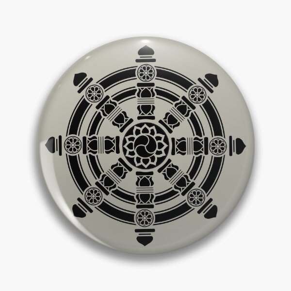 Item preview, Dharma Wheel of Fortune, Buddhism, Auspicious Symbol designed and sold by nitty-gritty.