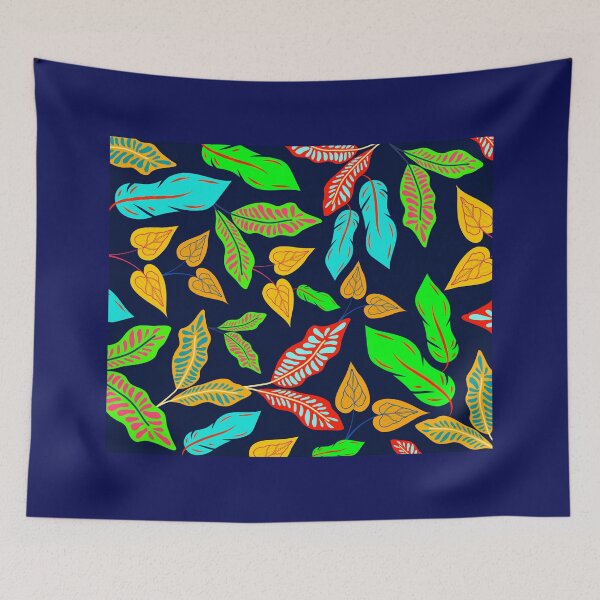 Item preview, Tropical Floral Colorful Leaves designed and sold by savrarr8.
