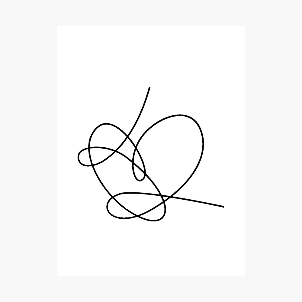 Bts Love Yourself Logo Poster By Robertk851 Redbubble