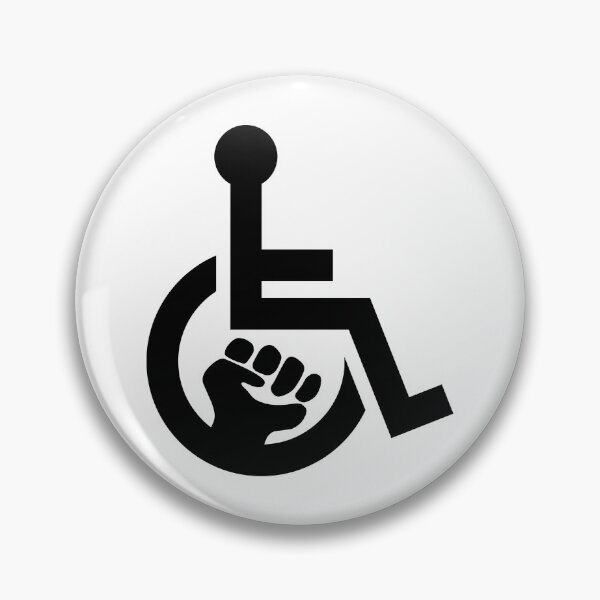 Artikelvorschau, Handicap Power Fist schwarz entworfen und verkauft von Lence Printing.