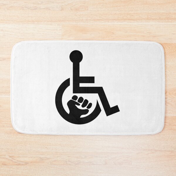 Item preview, Handicap Power Fist black designed and sold by Lence Printing.