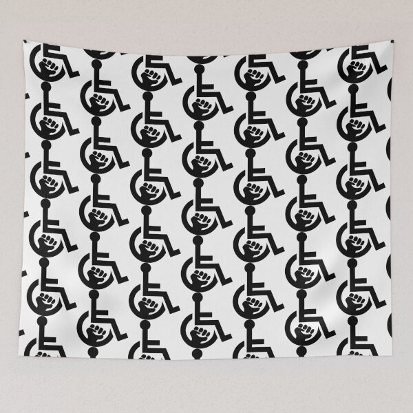 Artikelvorschau, Handicap Power Fist schwarz entworfen und verkauft von Lence Printing.