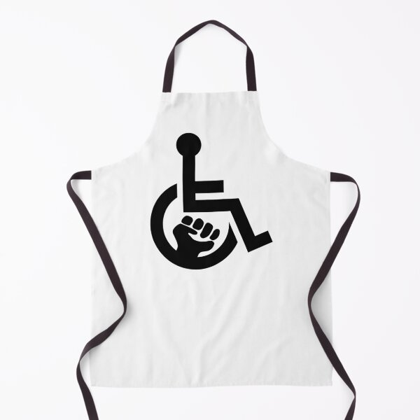 Aperçu de l'œuvre Handicap Power Fist noir créée et vendue par Lence Printing.
