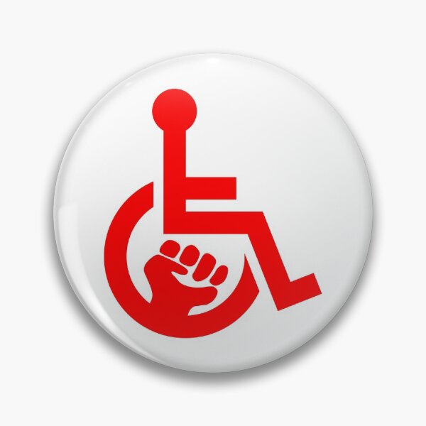 Artikelvorschau, Handicap Power Fist rot entworfen und verkauft von Lence Printing.