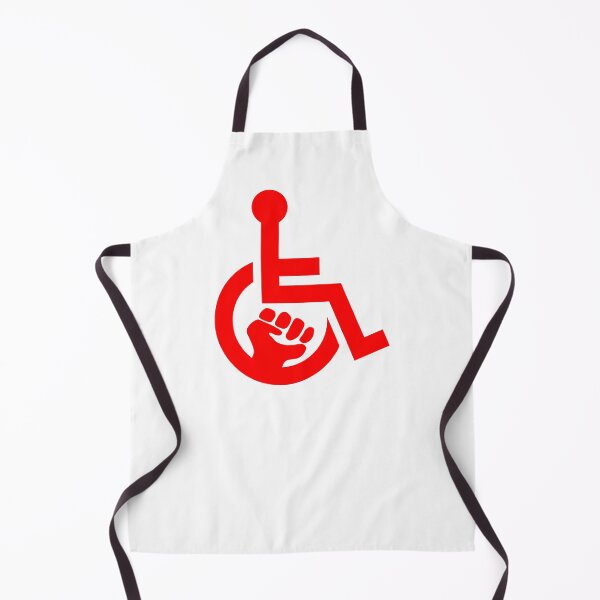 Aperçu de l'œuvre Handicap Power Fist rouge créée et vendue par Lence Printing.