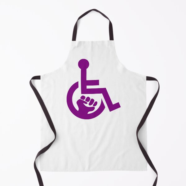 Aperçu de l'œuvre Handicap Power Fist violet créée et vendue par Lence Printing.