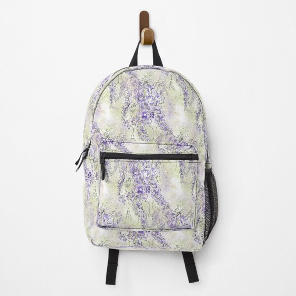 Item preview, Purple Wisteria Flowers Floral Design designed and sold by Clare Walker.