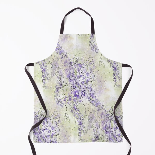 Item preview, Purple Wisteria Flowers Floral Design designed and sold by Clare Walker.