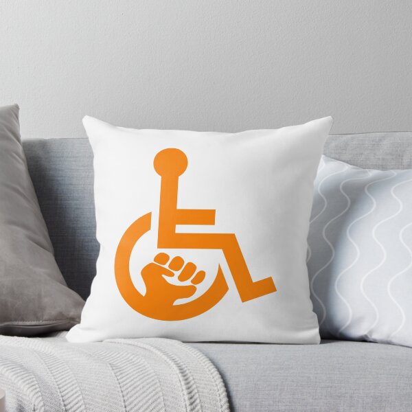 Artikelvorschau, Handicap Power Fist orange entworfen und verkauft von Lence Printing.