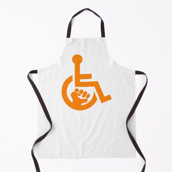 Aperçu de l'œuvre Handicap Power Fist orange créée et vendue par Lence Printing.