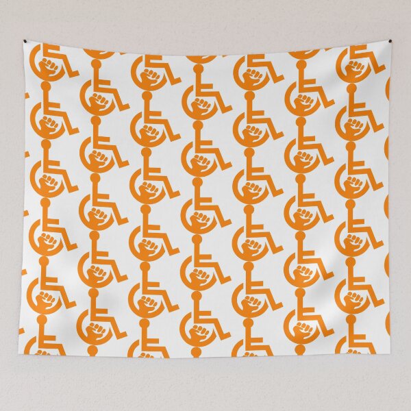 Artikelvorschau, Handicap Power Fist orange entworfen und verkauft von Lence Printing.