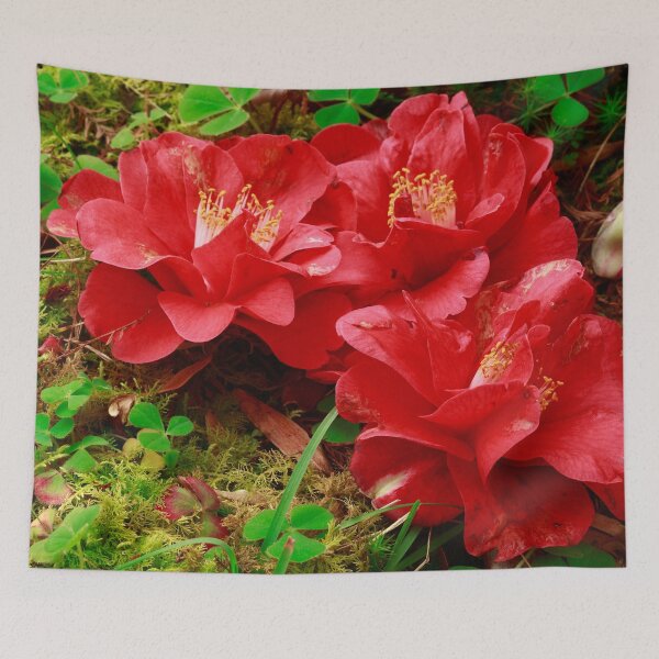 Aperçu de l'œuvre Three camellias créée et vendue par Gaspar Avila.