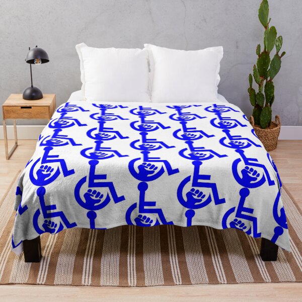 Artikelvorschau, Handicap Power Fist blau entworfen und verkauft von Lence Printing.