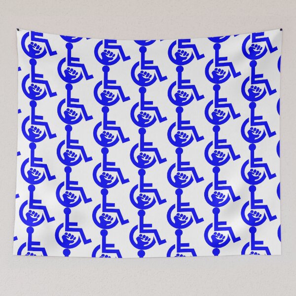 Artikelvorschau, Handicap Power Fist blau entworfen und verkauft von Lence Printing.