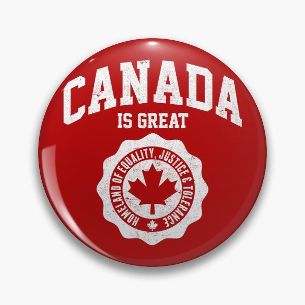 Item preview, CANADA IS GREAT, HOMELAND OF EQUALITY, USED LOOK BY SUBGIRL designed and sold by SUBGIRL.