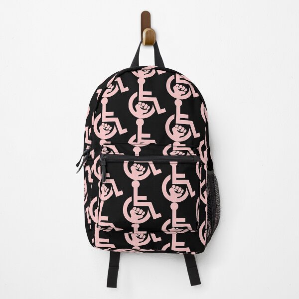 Item preview, Handicap Power Fist pink designed and sold by Lence Printing.