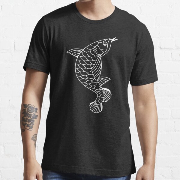 Arowana Simple Art Fish Design for Gift Essential T-Shirt for