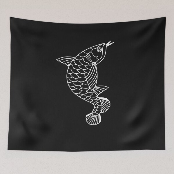 Item preview, Arowana Simple Art Fish Design for Gift designed and sold by miguelaud.