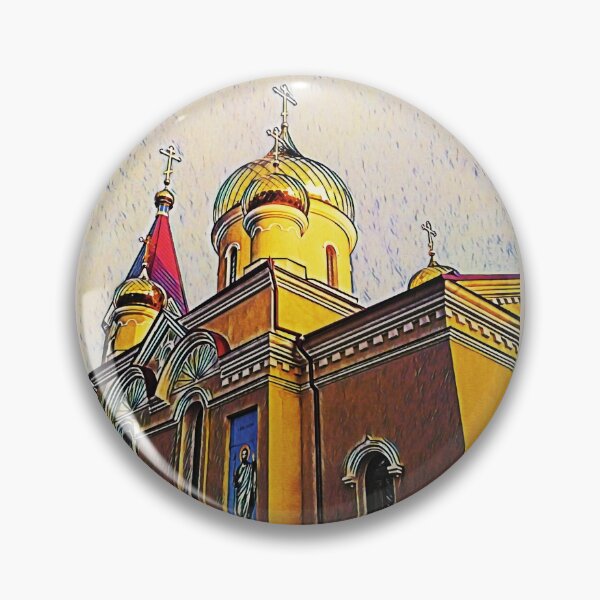Item preview, Orthodox church with shining domes designed and sold by helenkaiy.