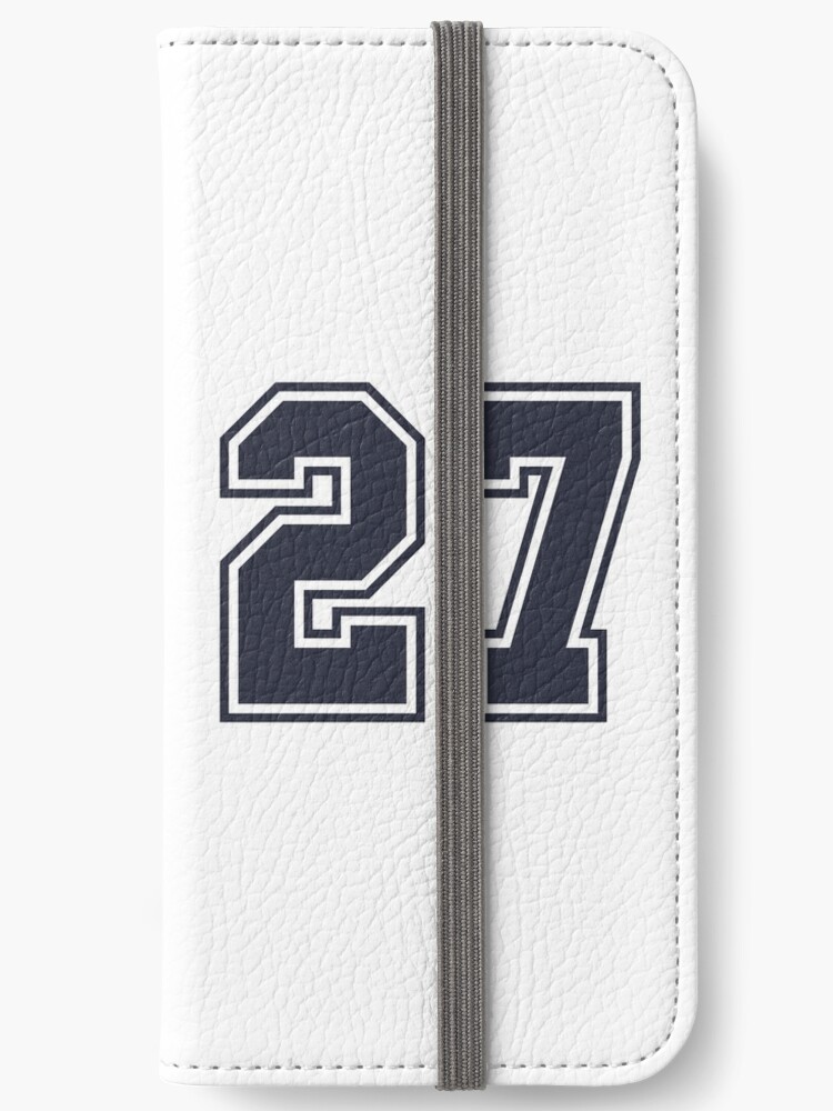 27 Sports Number Twenty-Seven Sticker for Sale by HelloFromAja