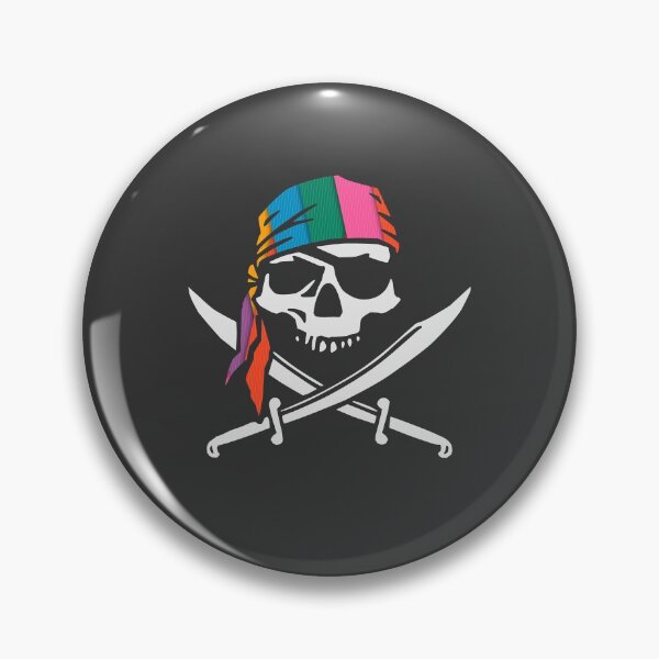 Artikelvorschau, Colourful Skull and Crossbones entworfen und verkauft von WildGeometric.
