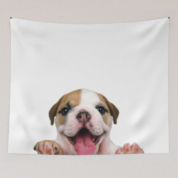 Item preview, Cute adorable smiling puppy Saying Hi kawaii sticker mask  designed and sold by Grace-Cop.