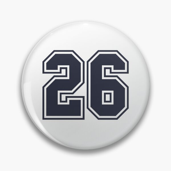 Item preview, 26 Sports Number Twenty-Six designed and sold by HelloFromAja.