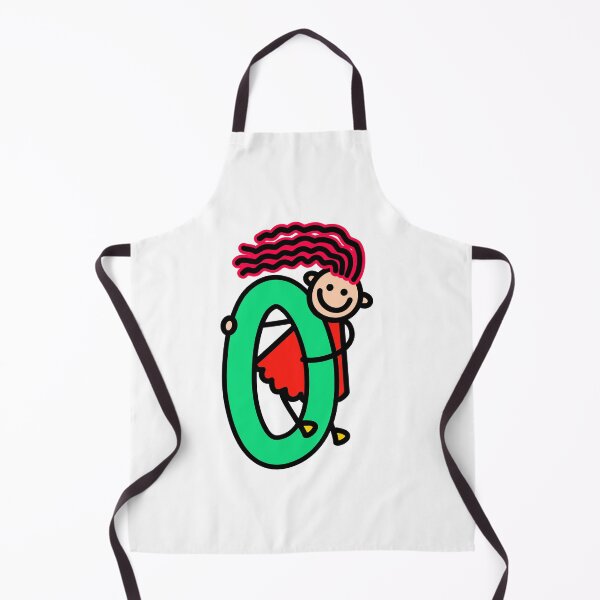Item preview, Letter O for girls alphabet Kids Colorful Cartoon Character designed and sold by funwithletters.