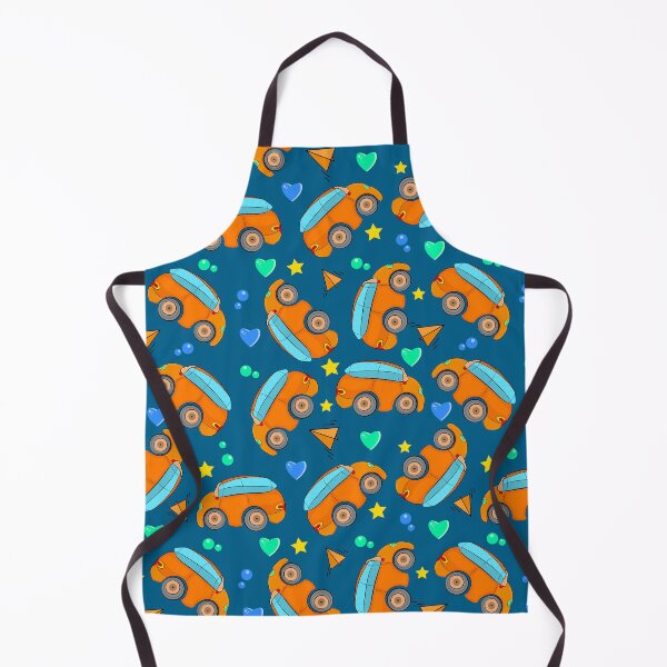 Item preview, Cartoon cars seamless pattern on blue background. designed and sold by Kajaniko.