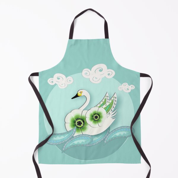 Item preview, BLOOMING WHITE SWAN 236. designed and sold by sana90.