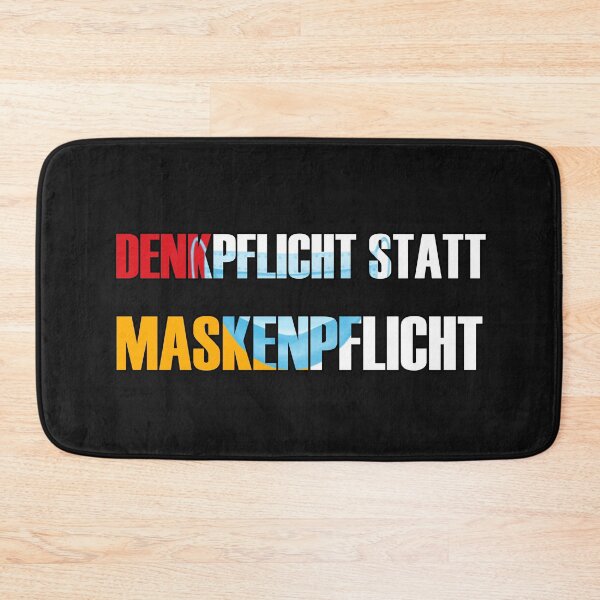 Item preview, Copy of Denk pflicht statt maskenpflicht  designed and sold by GraphicPOD ⭐⭐⭐⭐⭐ (4.9k).