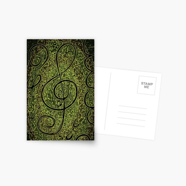 Music Note Postcard