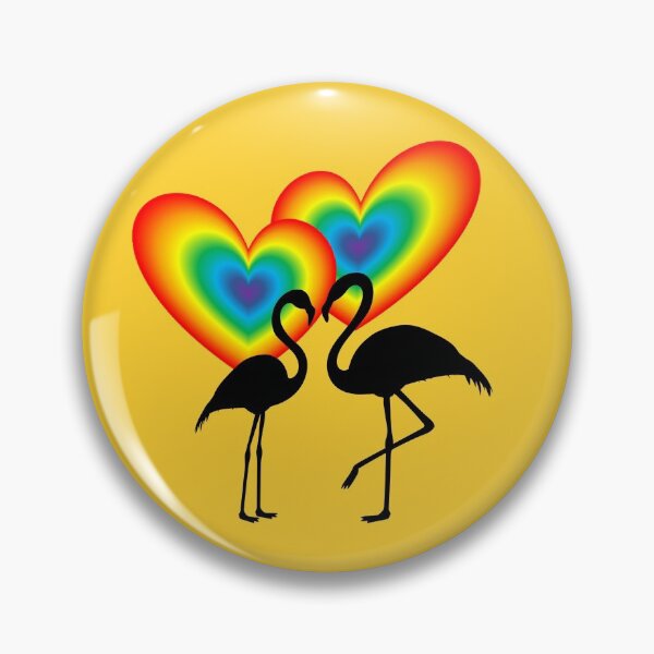 Item preview, A pair of loving flamingos designed and sold by helenkaiy.