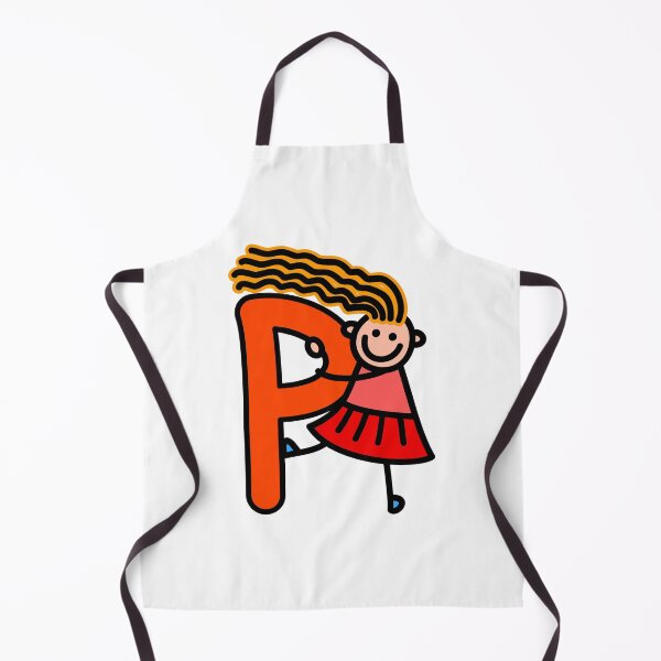 Item preview, Letter P for girls alphabet Kids Colorful Cartoon Character designed and sold by funwithletters.