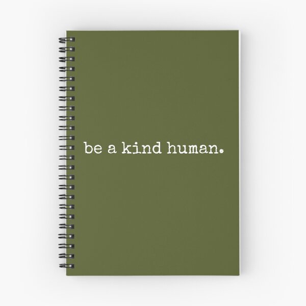 Item preview, be a kind human army color typewriter designed and sold by The Little Wood Cottage.