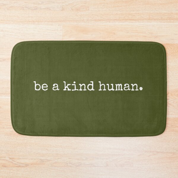 Item preview, be a kind human army color typewriter designed and sold by The Little Wood Cottage.