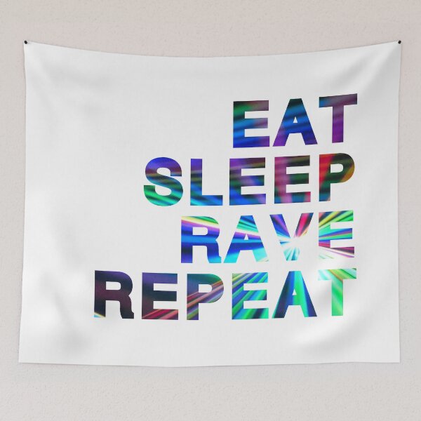 Item preview, Eat Sleep Rave Repeat designed and sold by Aurealis.