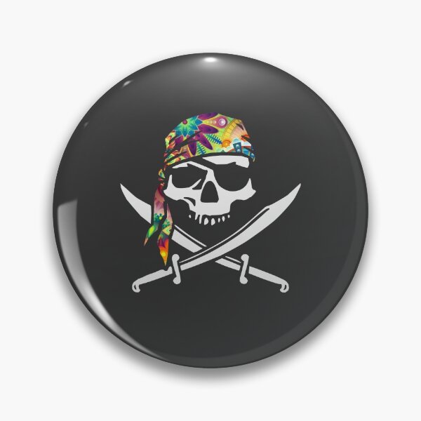Artikelvorschau, Colourful Skull and Crossbones entworfen und verkauft von WildGeometric.